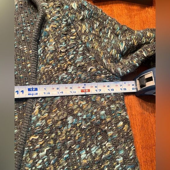 Moth Anthropologie Blue, Green, Gray cardigan size S - Picture 7 of 10